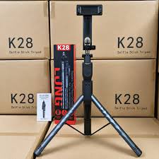 Premium Handheld Stabilizing K28 SELFIE STICK TRIPOD (5 Foot) 360 degrees Rotation with remote